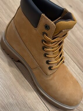 SMITH Wheat/Tan Lace-Up Work Boots